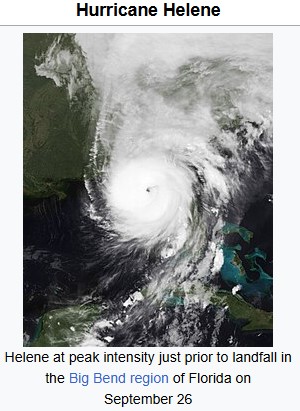 Hurricane Helene made a devastating landfall in Florida's Big Bend region as a powerful Category 4 hurricaneHurricane Helene made a devastating landfall in Florida's Big Bend region as a powerful Category 4 hurricaneHurricane Helene made a devastating landfall in Florida's Big Bend region as a powerful Category 4 hurricane