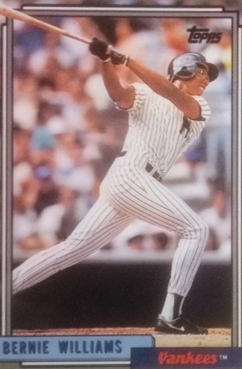 New York Yankees outfielder Bernie Williams 
