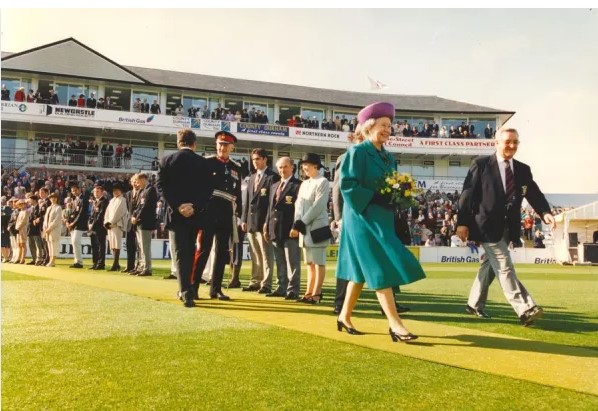 Queen Elizabeth II and Prince Phillip offically open the Riverside