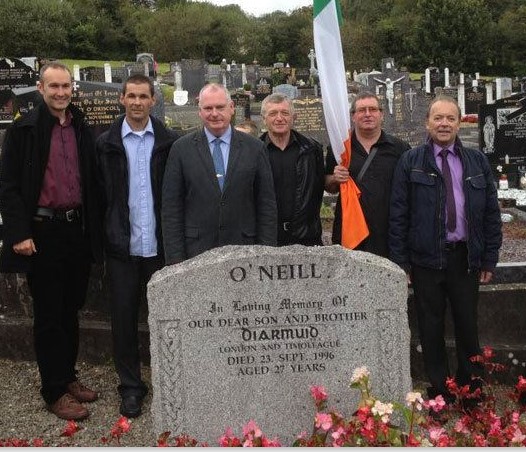 Diarmuid O'Neill (21) (later confirmed as a member of the Irish Republican Army; IRA) was shot dead in raids by security service personnel.